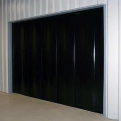 Strokengordijn-Zwart-Strokenfolie-Tochtstroken-Tochtflappen